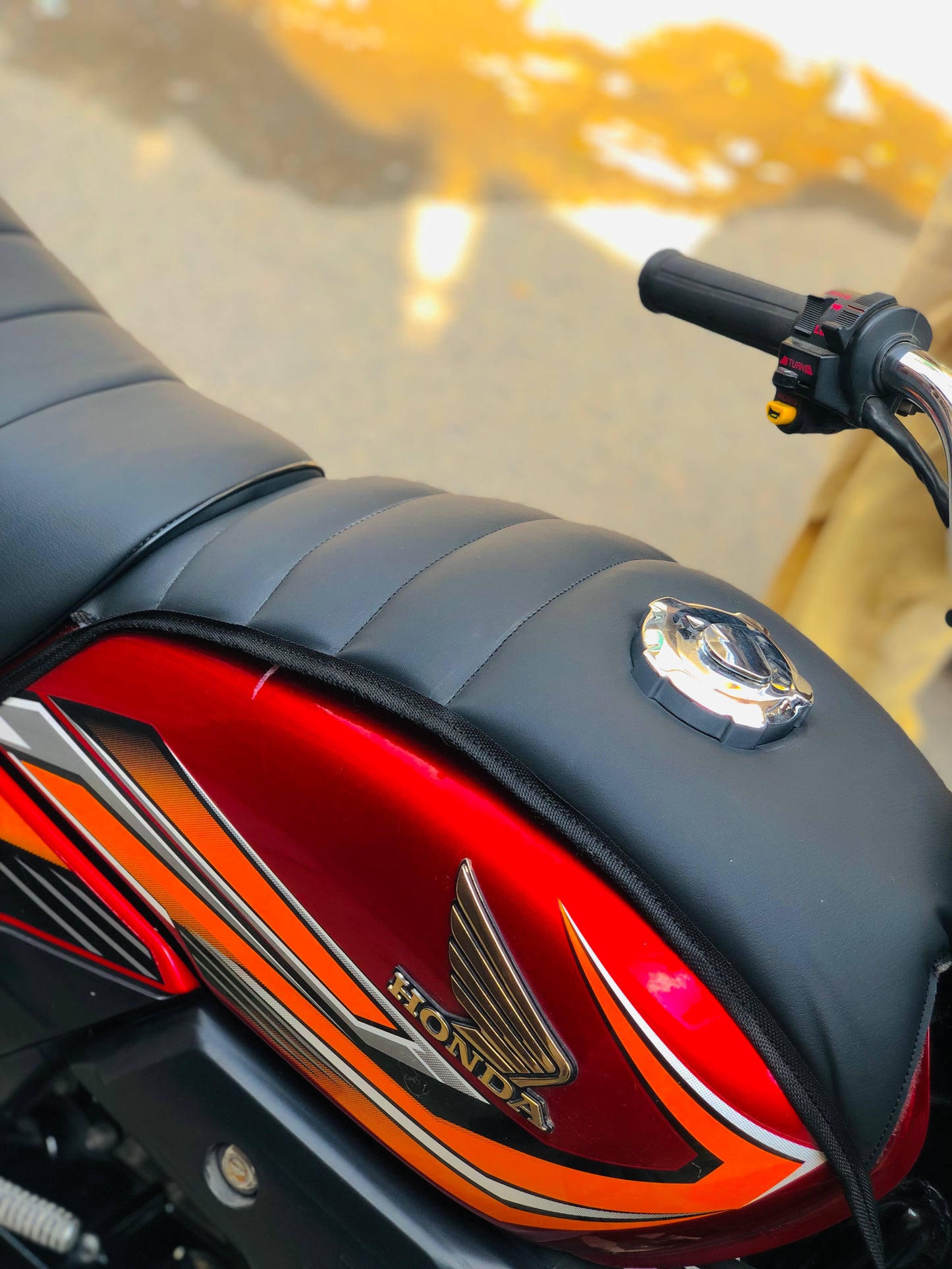 Honda Pridor Comfortable Seat Cover and Tanki Cover Cushion
