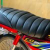 Honda CD 70 Comfortable Japanese Leather Seat Cover with 12mm Foam Padded, Comfortable For Daily Use Bikers, Water & Scratch Proof. - Image 3